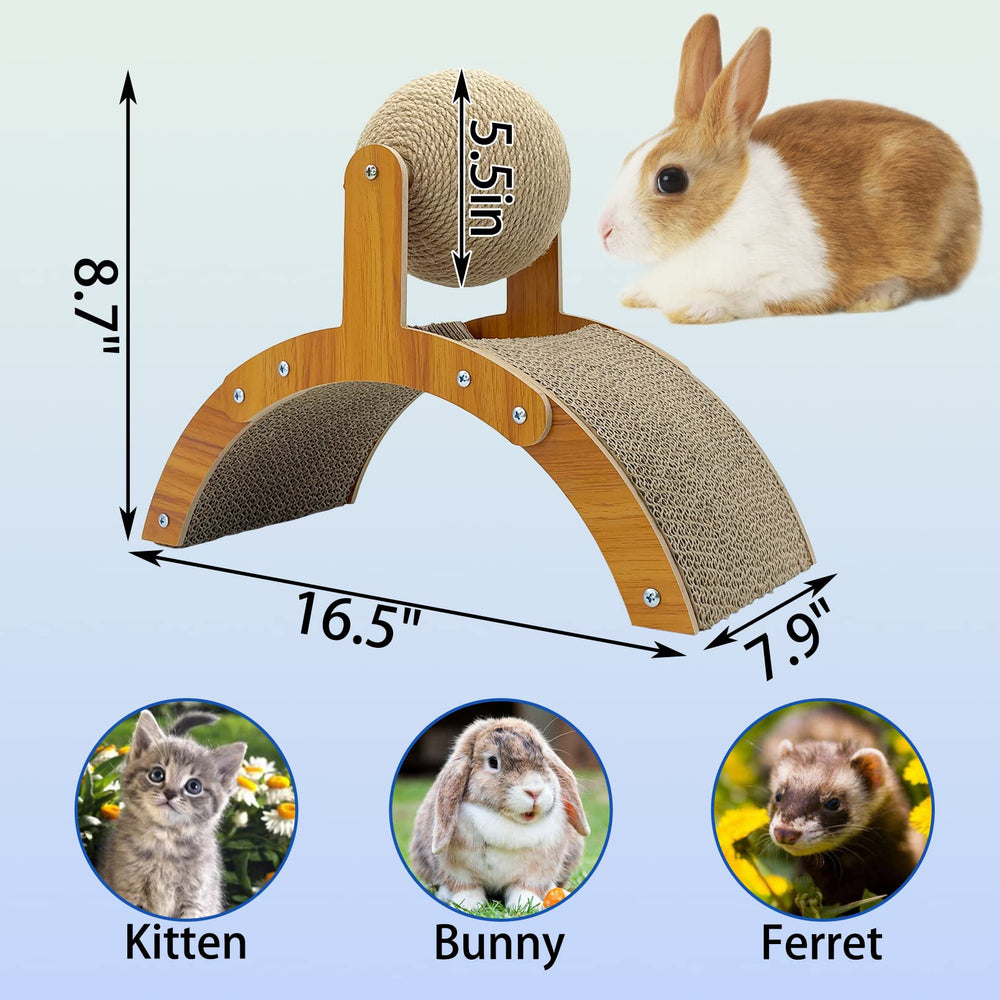 Fhiny toy is suitable for rabbits, ferrets, kittens, and small pets