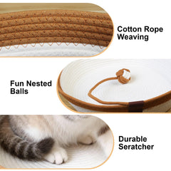 FHKPET Instinct Basket high walls create a secure indoor retreat.