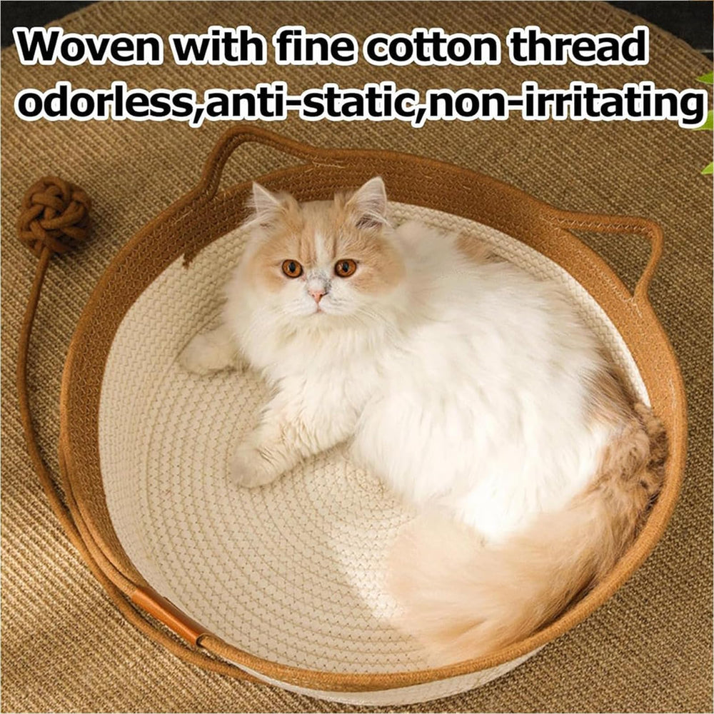 FHKPET Instinct Basket interior view shows a secure enclosed space for relaxed naps