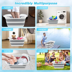 FHTONGE 27L capacity makes a versatile tub for small to medium dogs.