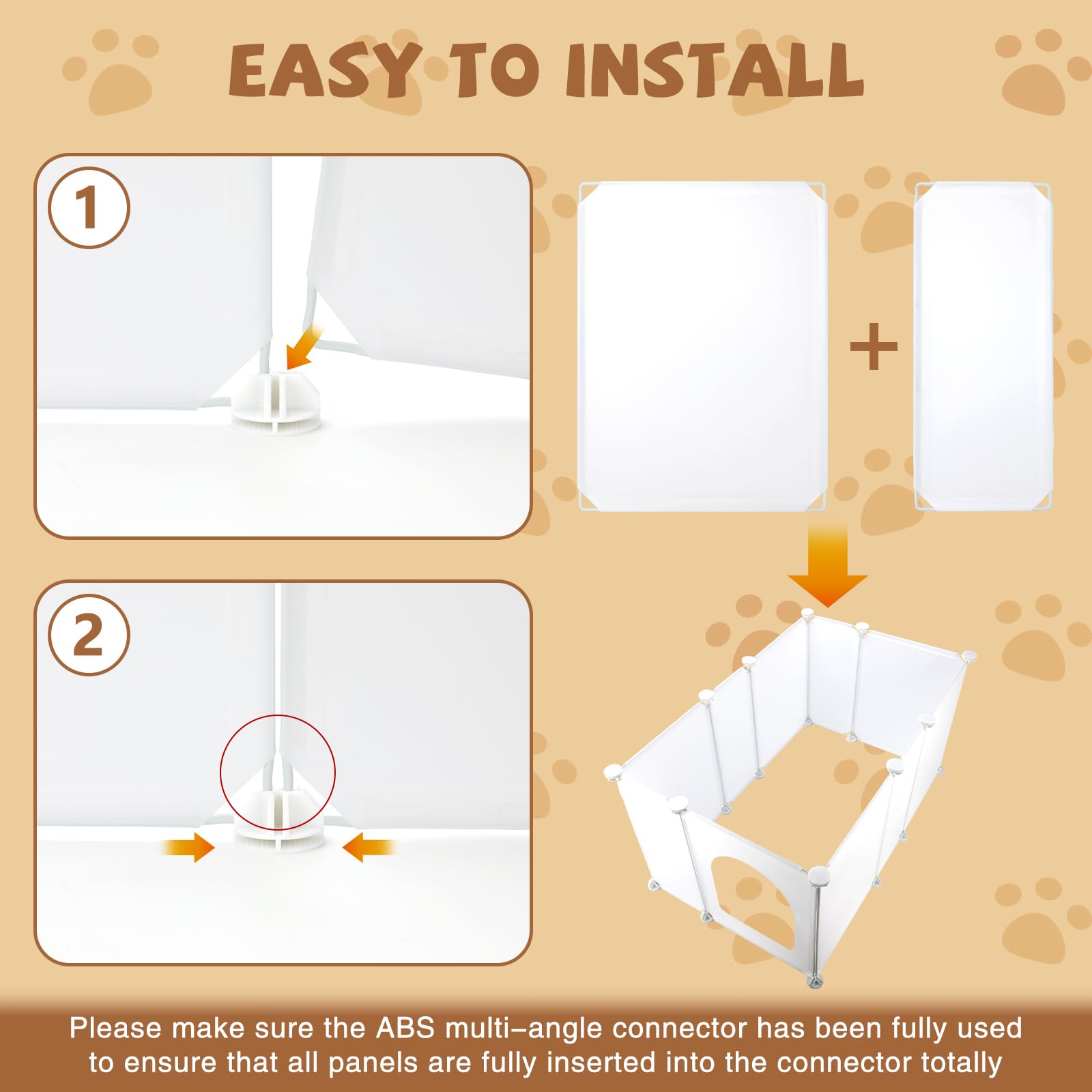 FHTONGE anti-leak spill-proof design helps keep floors cleaner around the box