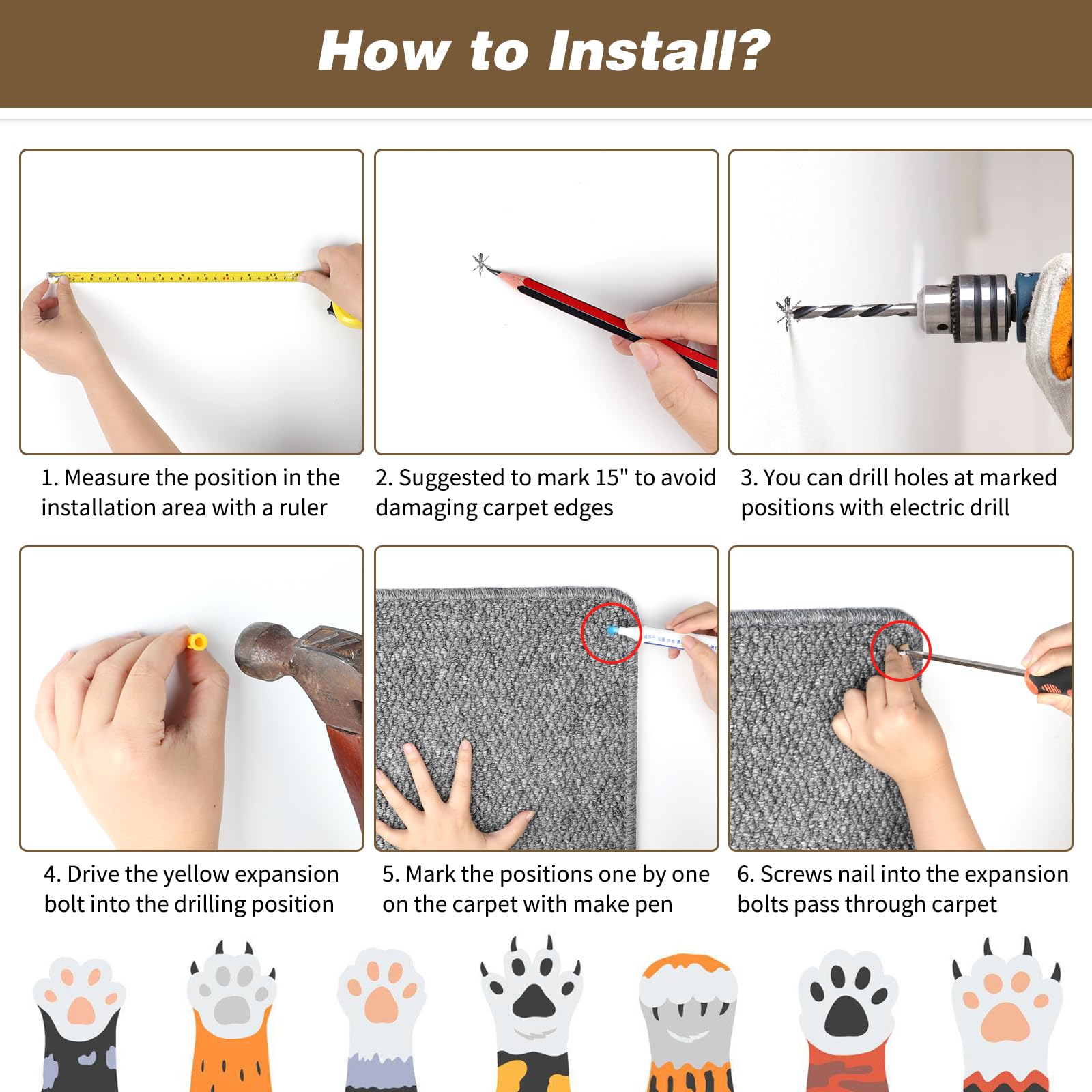 FHTONGE easy-clean surface reduces mess and keeps floors tidy