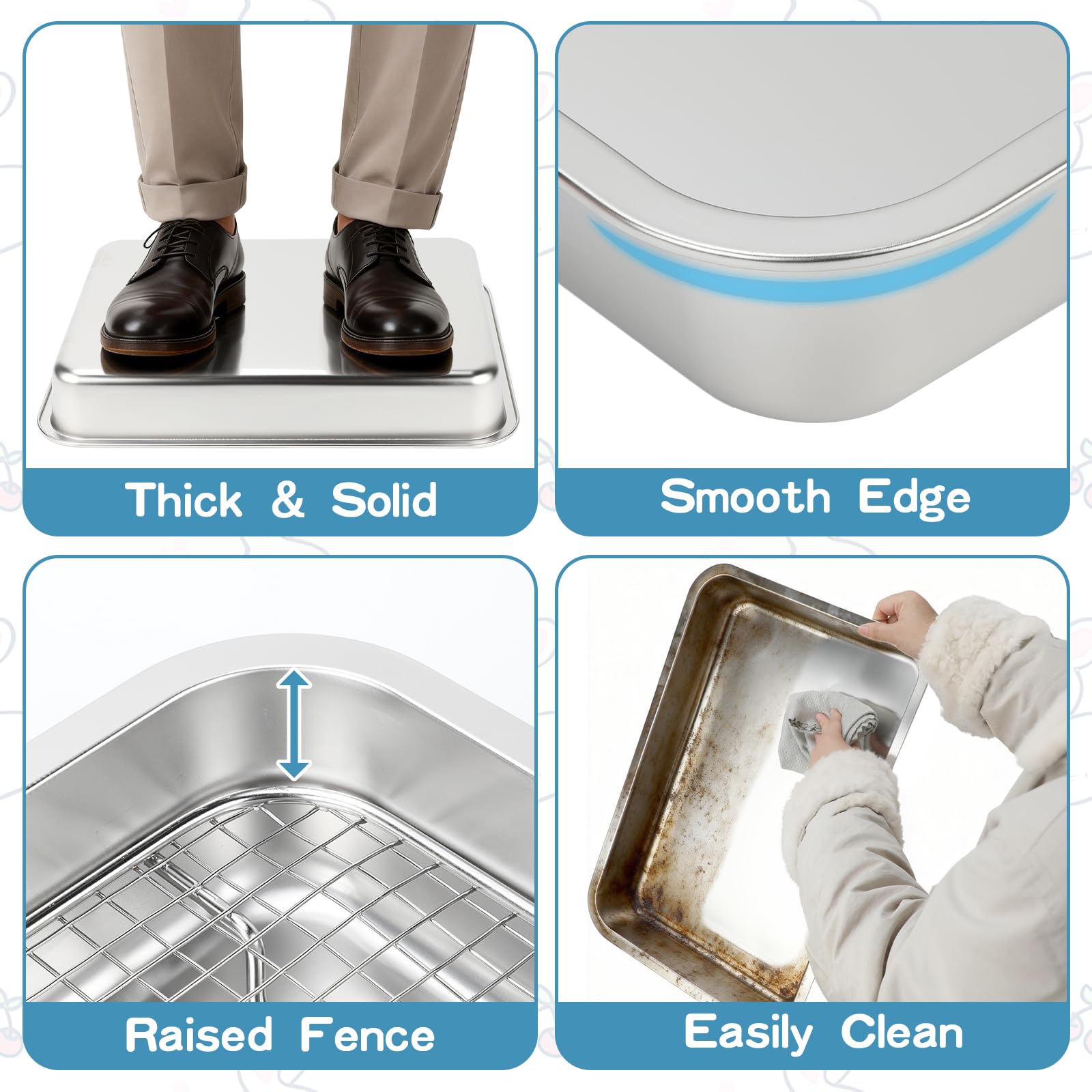 FHTONGE easy-clean surface helps maintain a hygienic cage environment.