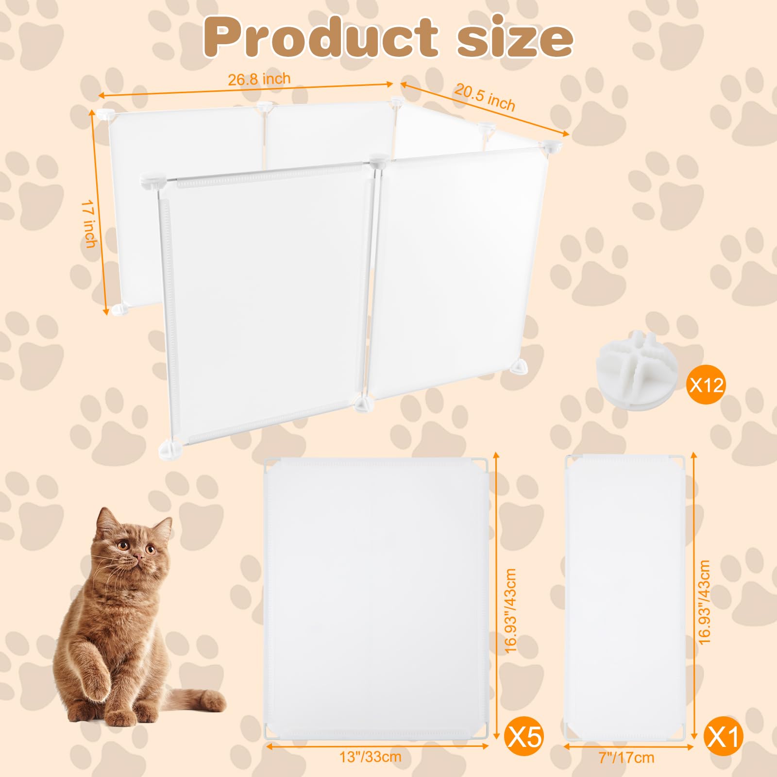 FHTONGE large-cat friendly design fits bigger litter boxes comfortably.