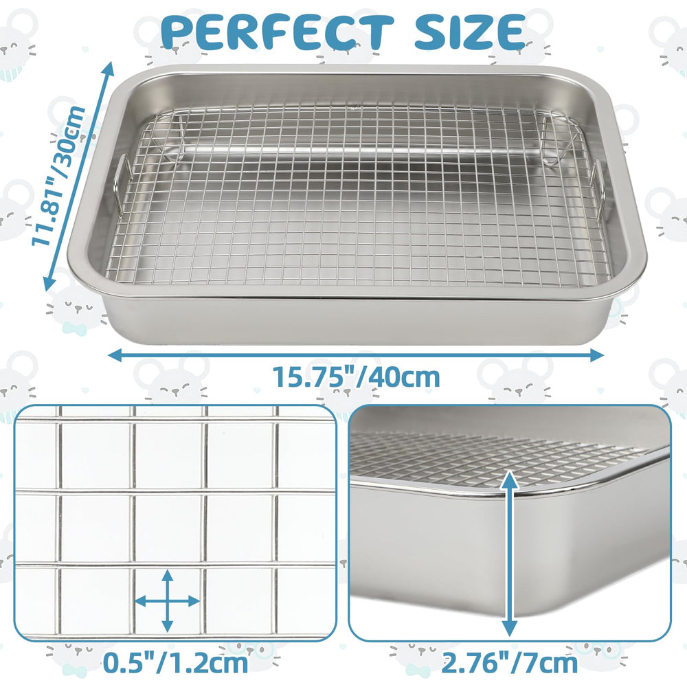 FHTONGE low-entry litter pan for small animals enables easy hopping in.