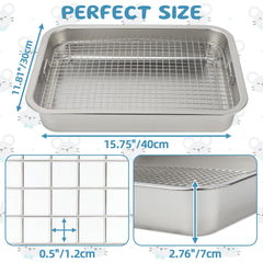 FHTONGE low-entry litter pan for small animals enables easy hopping in.