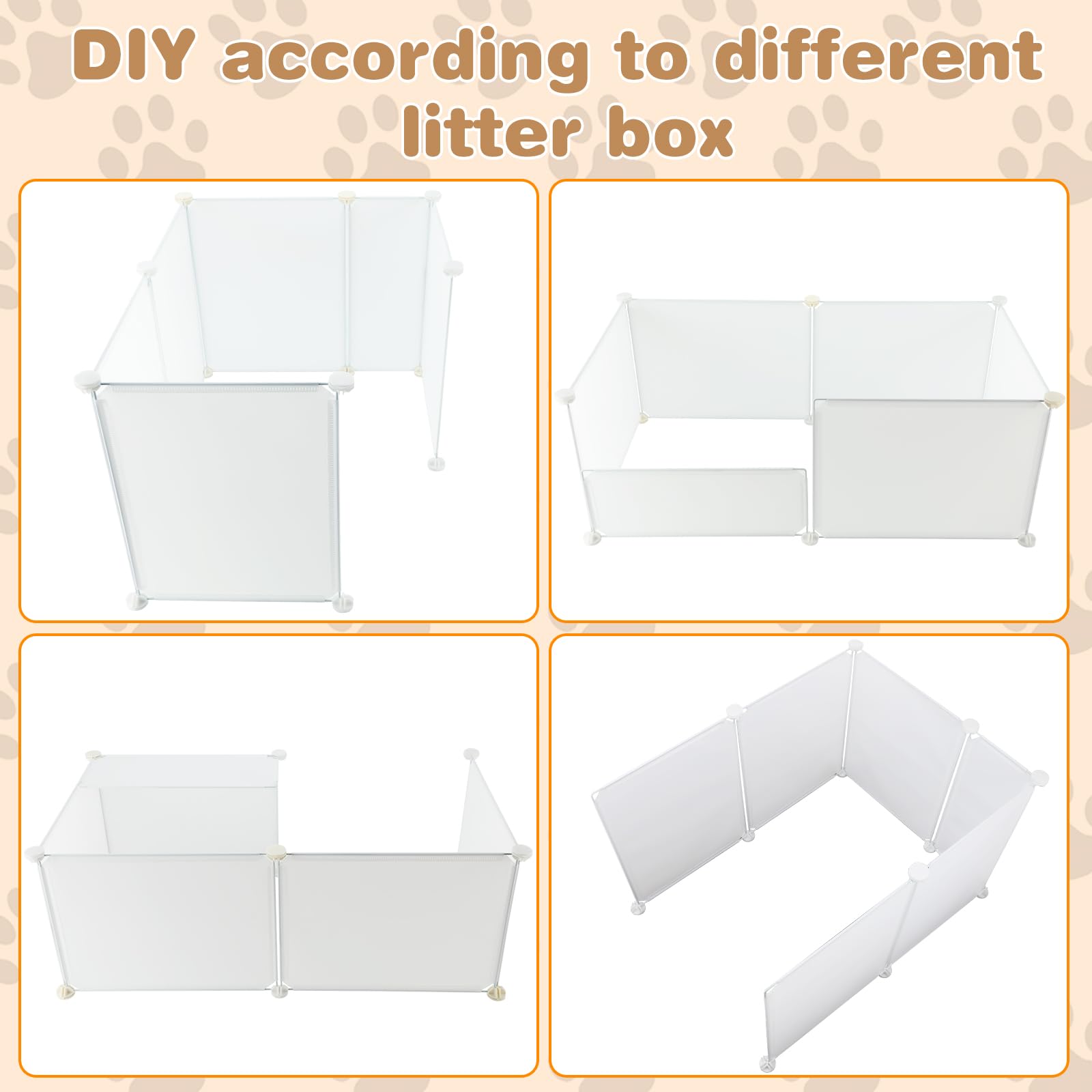FHTONGE resin plastic guard is moisture resistant and easy to wipe clean.