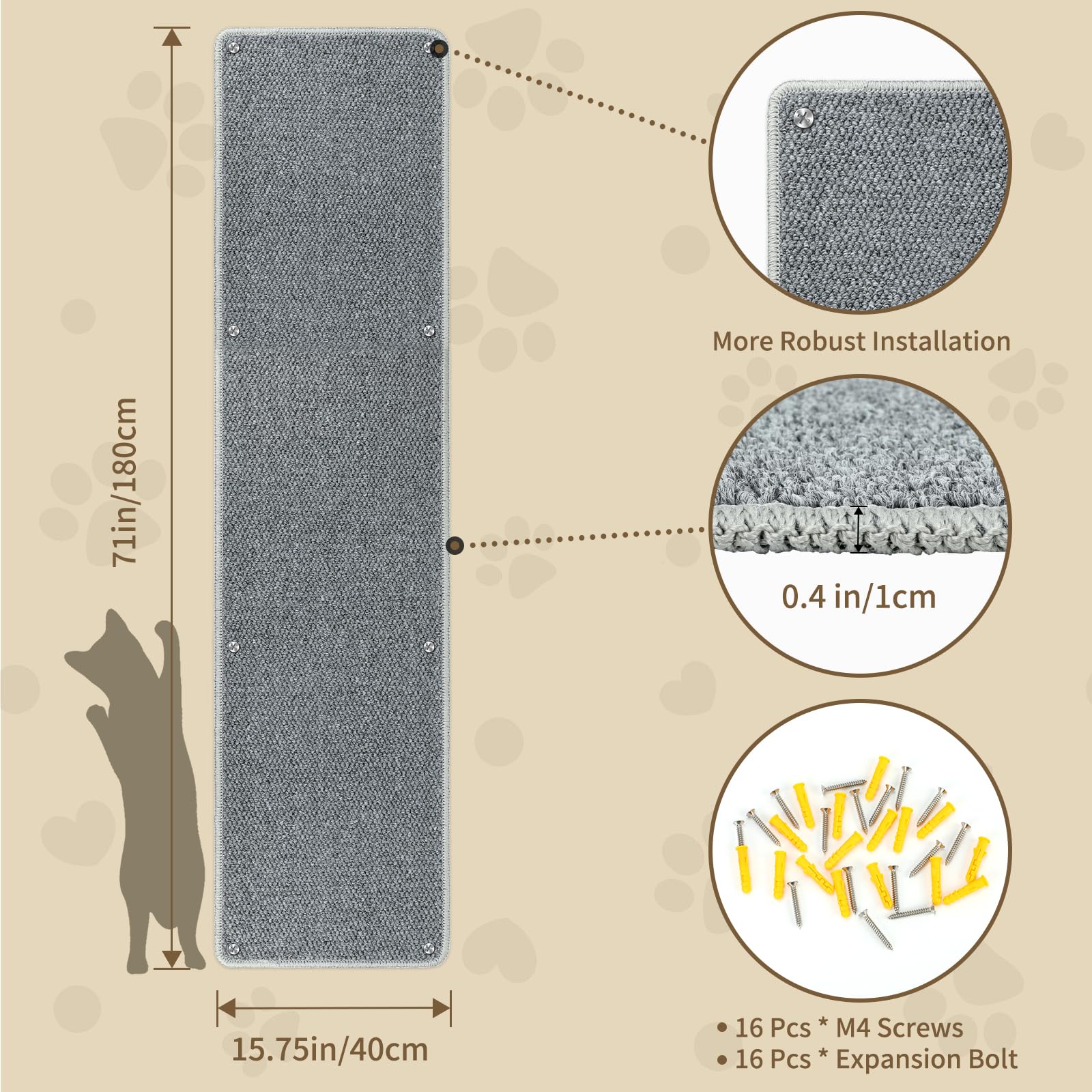 FHTONGE wear-resistant loop-pile fabric on the front panel.