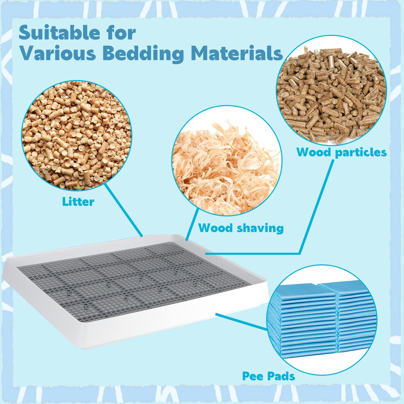 FHTONGE wide compatibility supports rabbits and other small pets