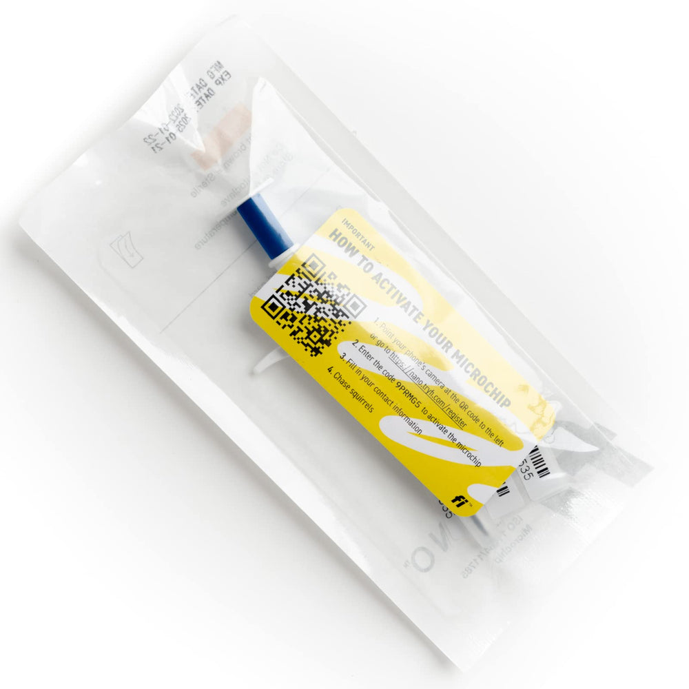 Fi Nano microchip air-sealed envelopes maintain sterile packaging.