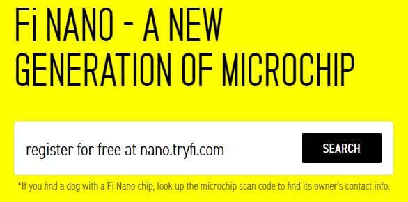 Fi Nano microchip being injected by a veterinarian professional.