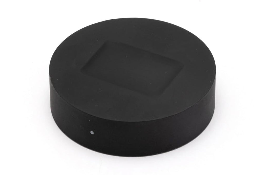 Fi Series 3 charging base with collar recess for easy charging.