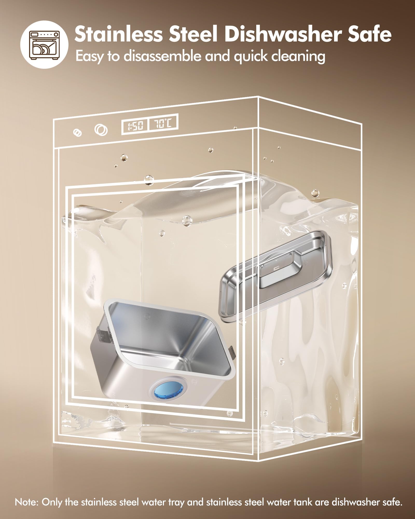 Ficuswin detachable parts for easy assembly and cleaning