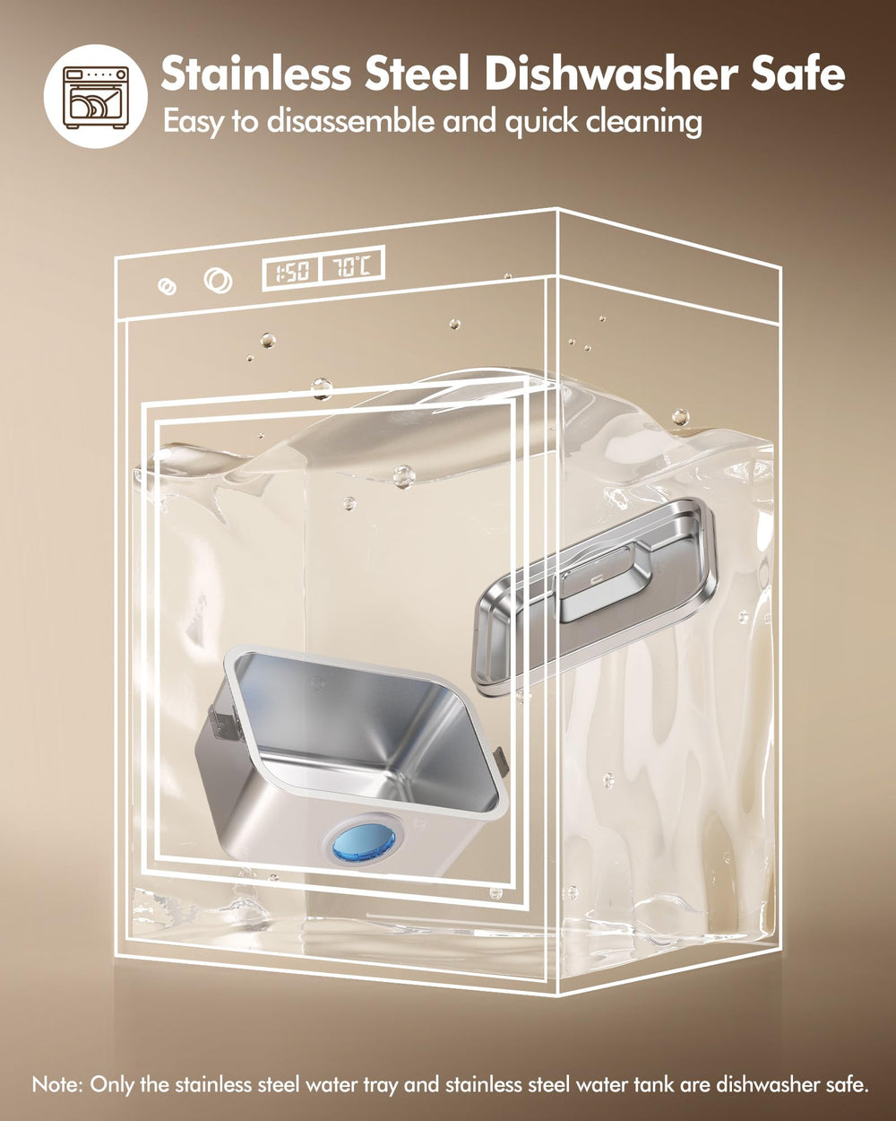 Ficuswin detachable parts for easy assembly and cleaning
