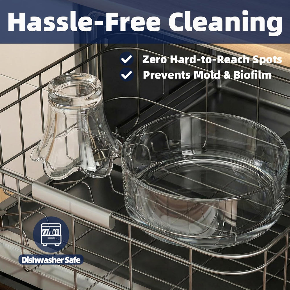 Ficuswin dishwasher-safe glass parts highlight easy cleaning for busy homes.