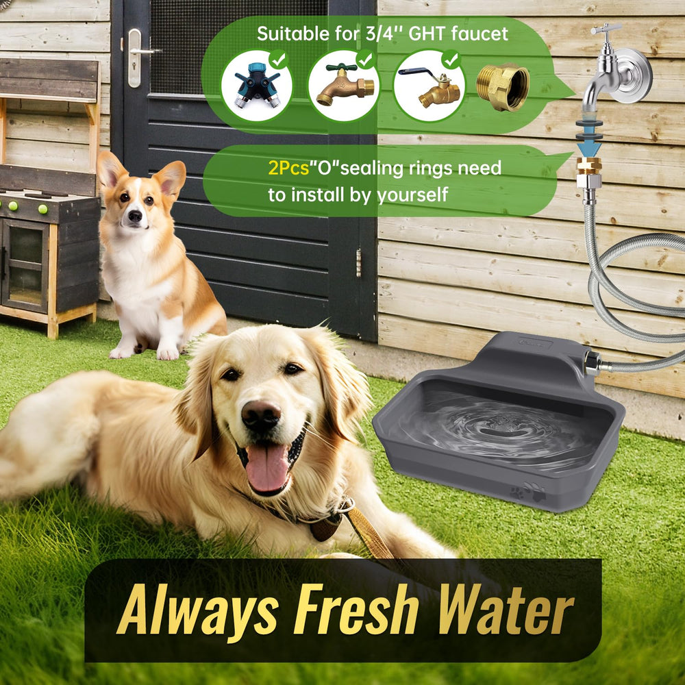 Large-capacity HDPE bowl designed for durable outdoor use