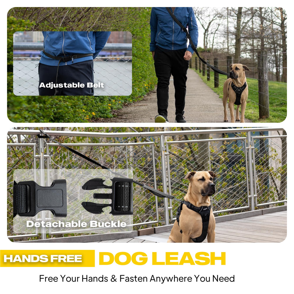 Fida waist crossbody mode keeps hands free during jogs.
