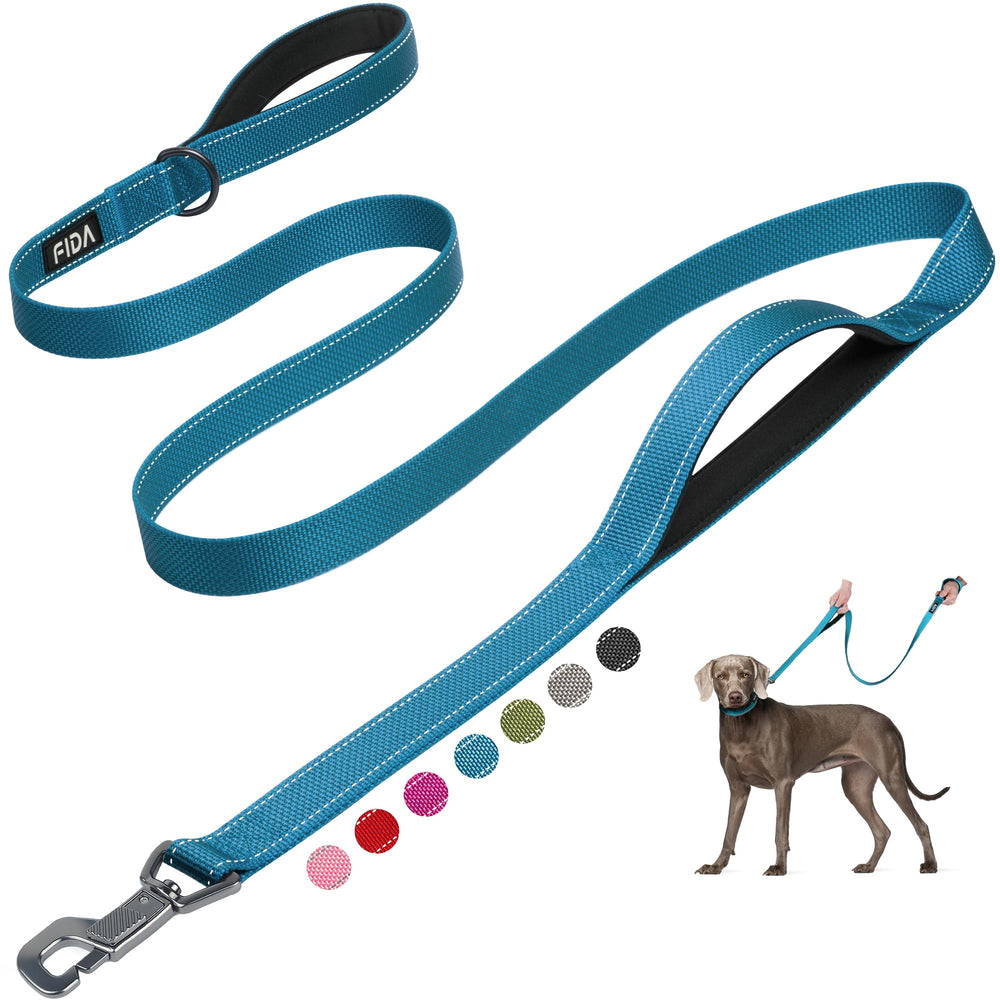 Fida 6ft leash with easy-hook clip for quick secure attachment on walks
