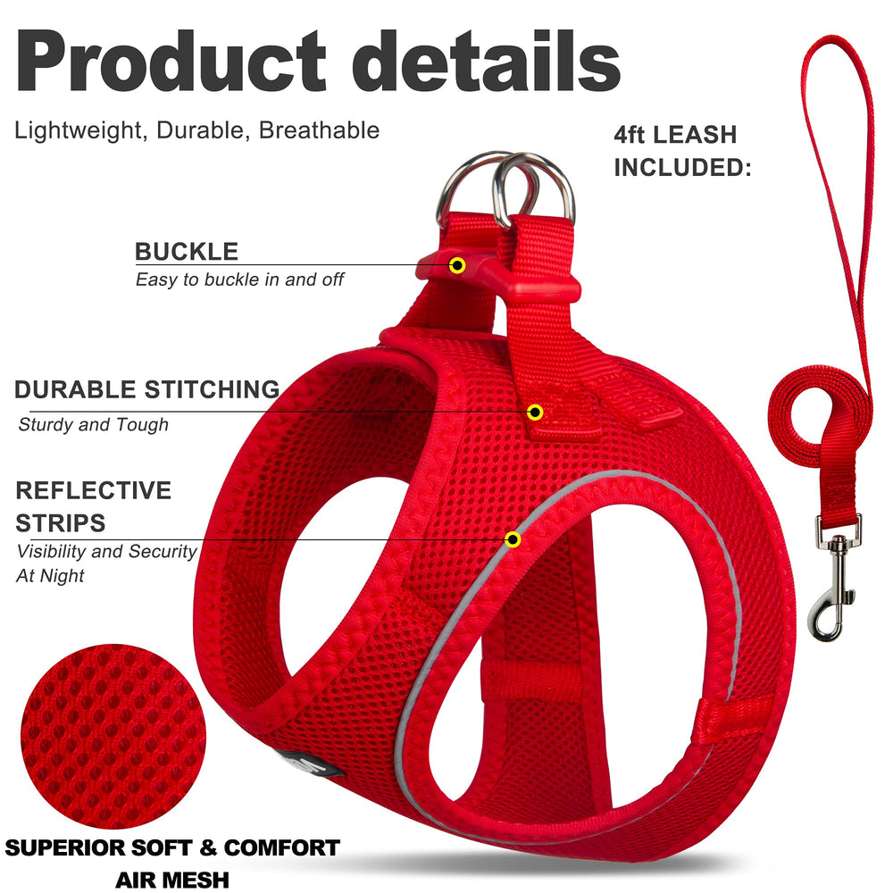 Fida cat harness step-in design simplifies putting on before strolls