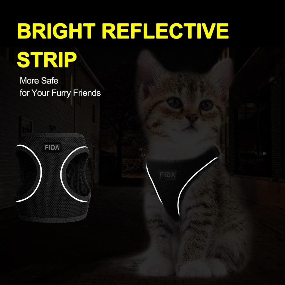 Fida Comfy Dog Harness breathable mesh keeps pets cool outdoors