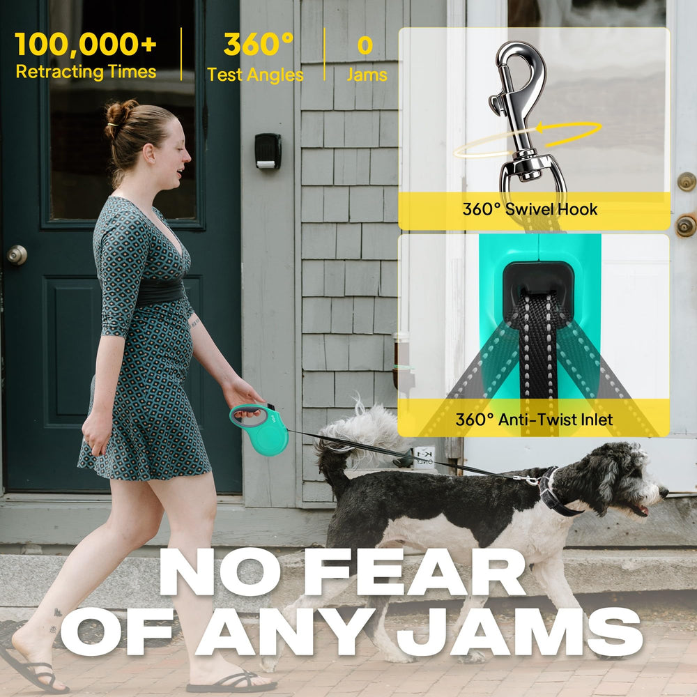 Fida reflective leash tape enhances night visibility.