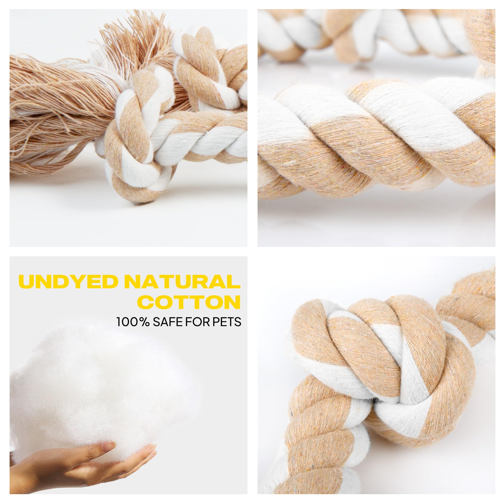 Fida rope toy designed for large breeds to endure tougher play.