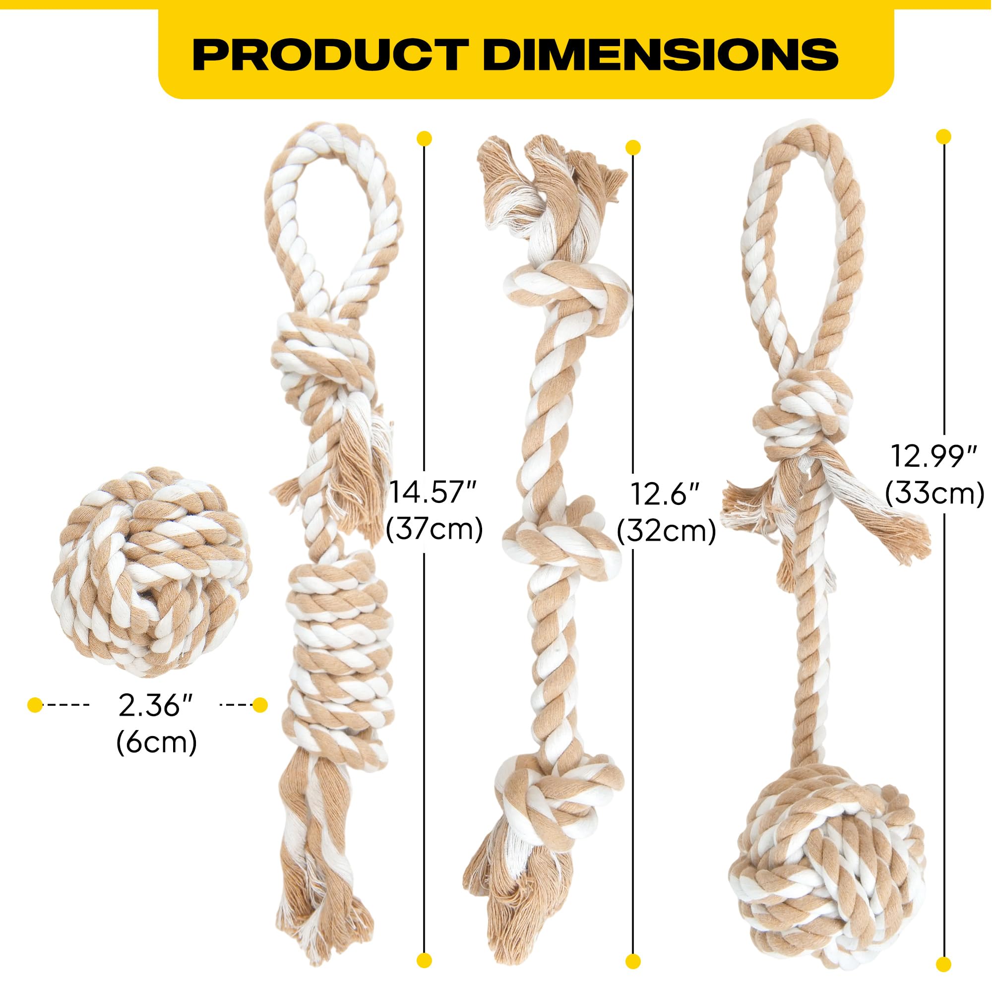 Fida durable, washable rope toy ready for outdoor adventures.