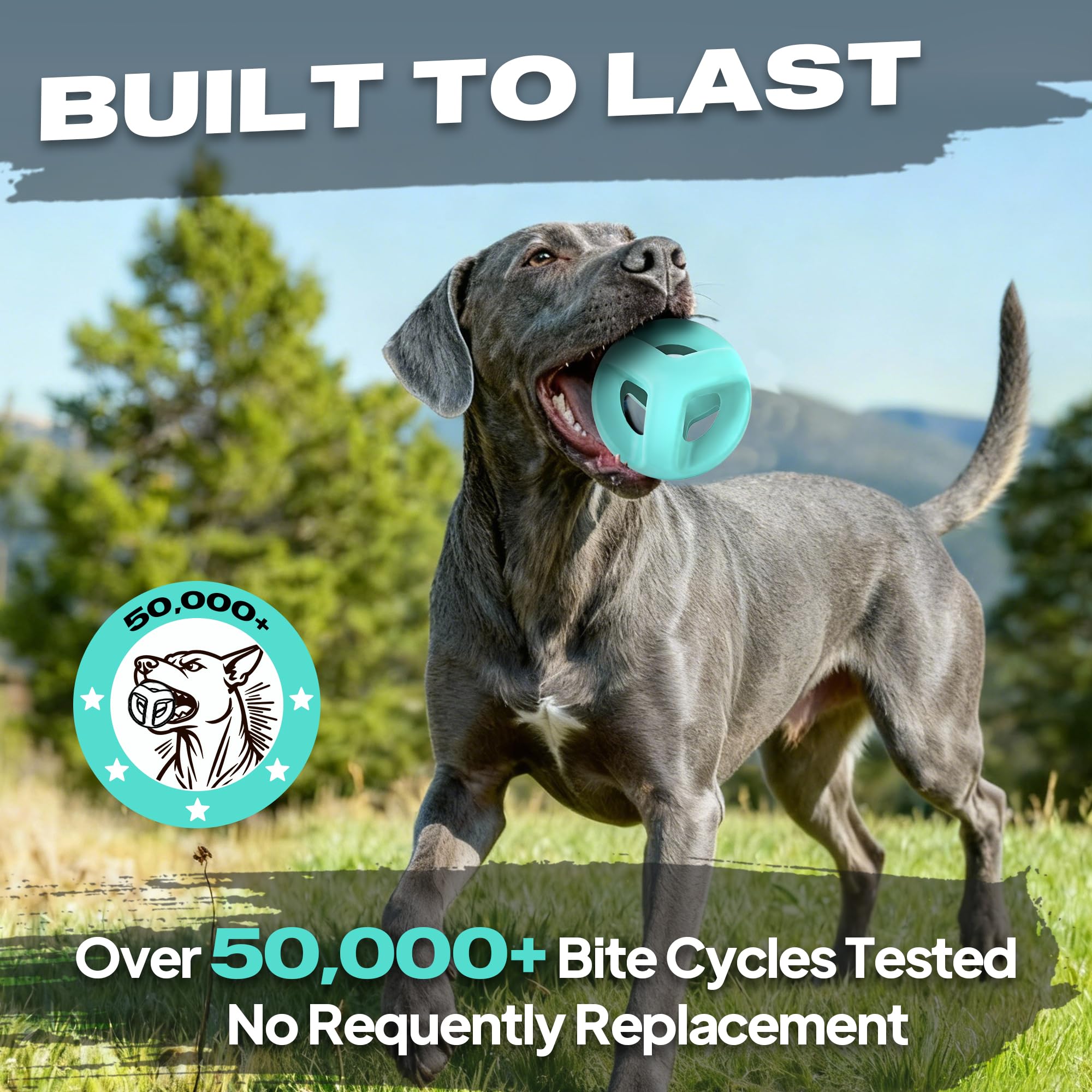 Fida dog toy tug play action demonstrates interactive strength for chewers