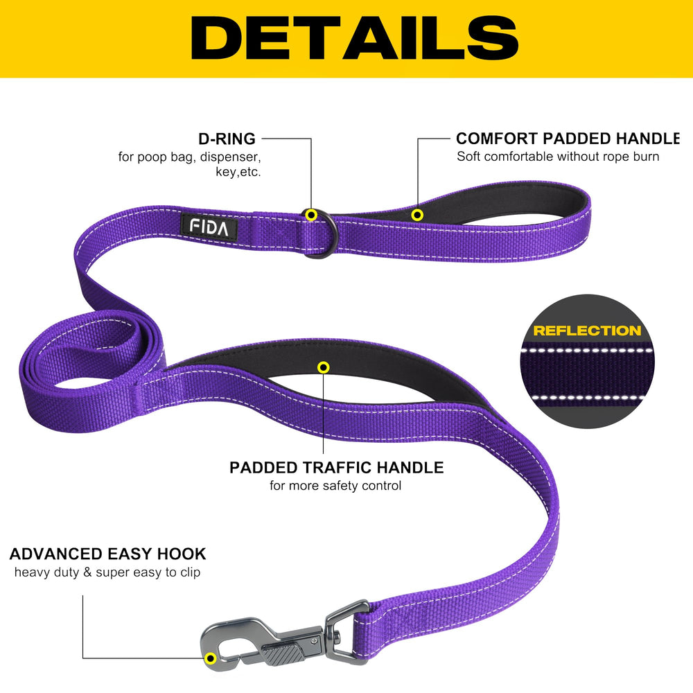 Fida dual soft padded handles provide comfortable grip.