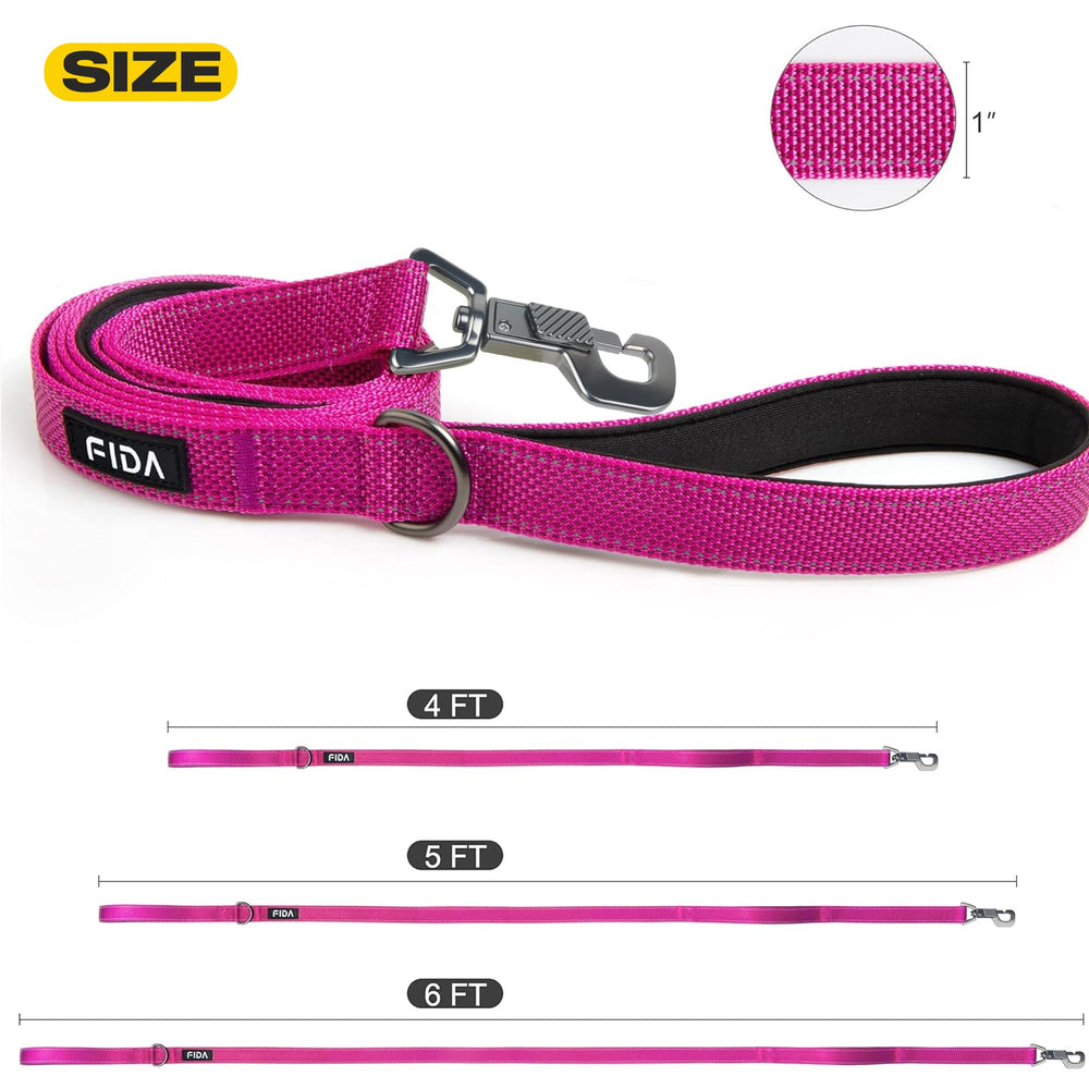 Fida durable 1-inch nylon leash built for strength and long-lasting use