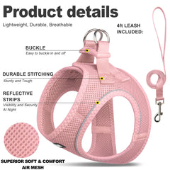 Fida harness close-up shows breathable air mesh for cool, comfortable wear.