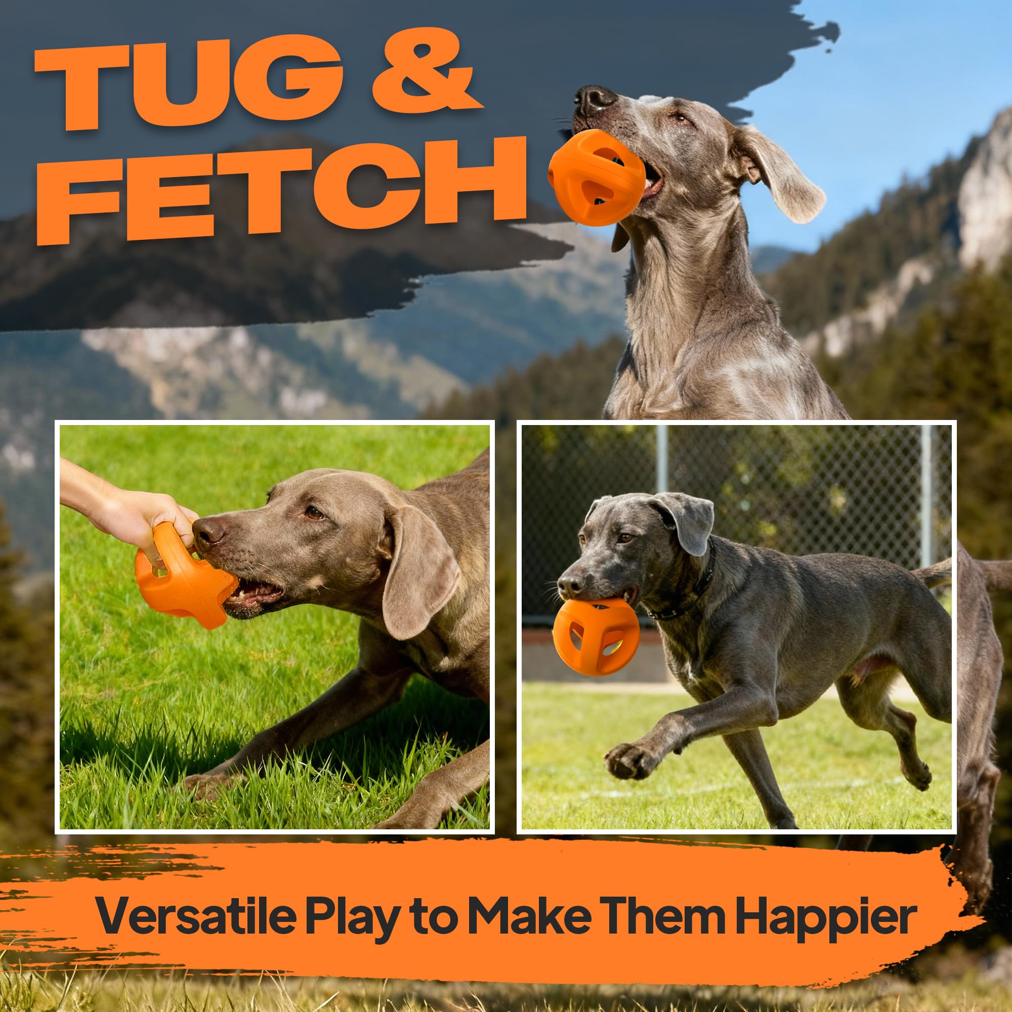 Fida large-breed toy weighs 14oz for substantial chew sessions.
