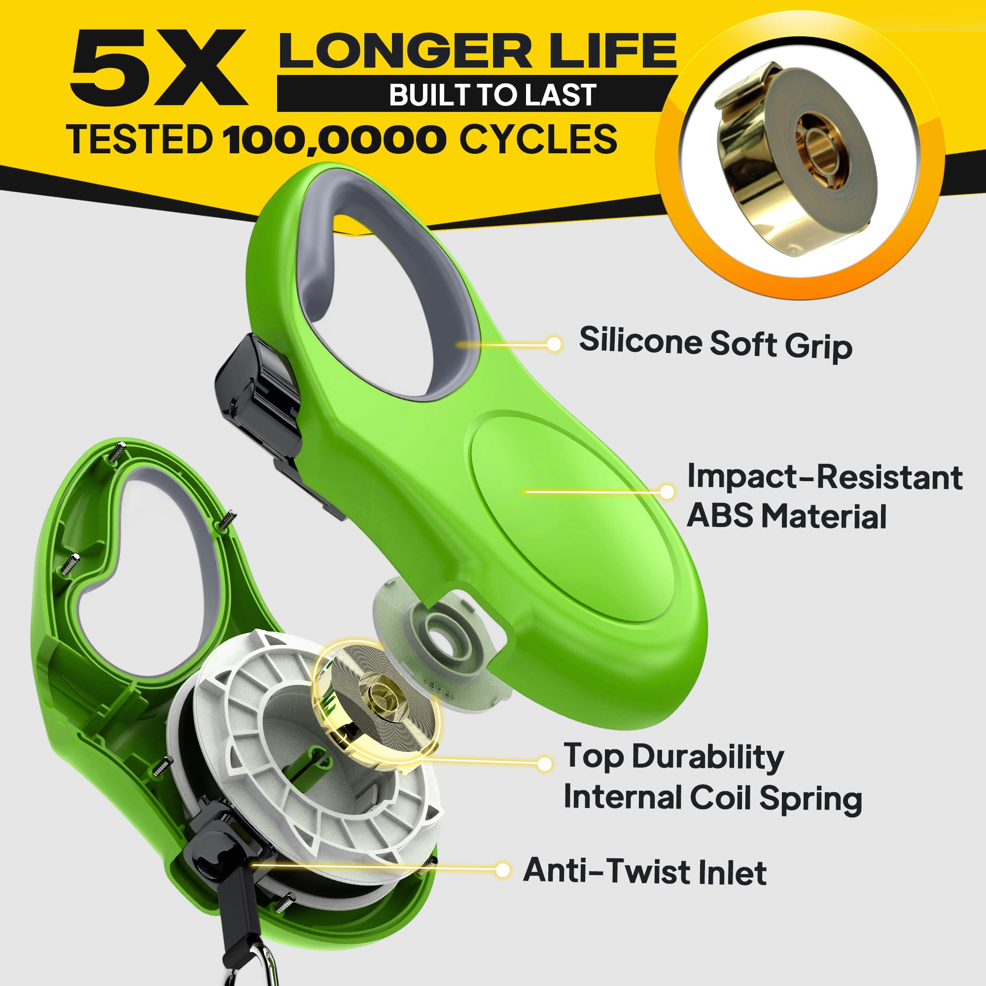 Fida leash ergonomic soft handle provides comfortable grip on long strolls.