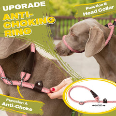 Reflective stripe detail on the Fida leash for night safety