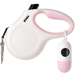 Fida retractable leash with dispenser and poop bags for easy cleanup