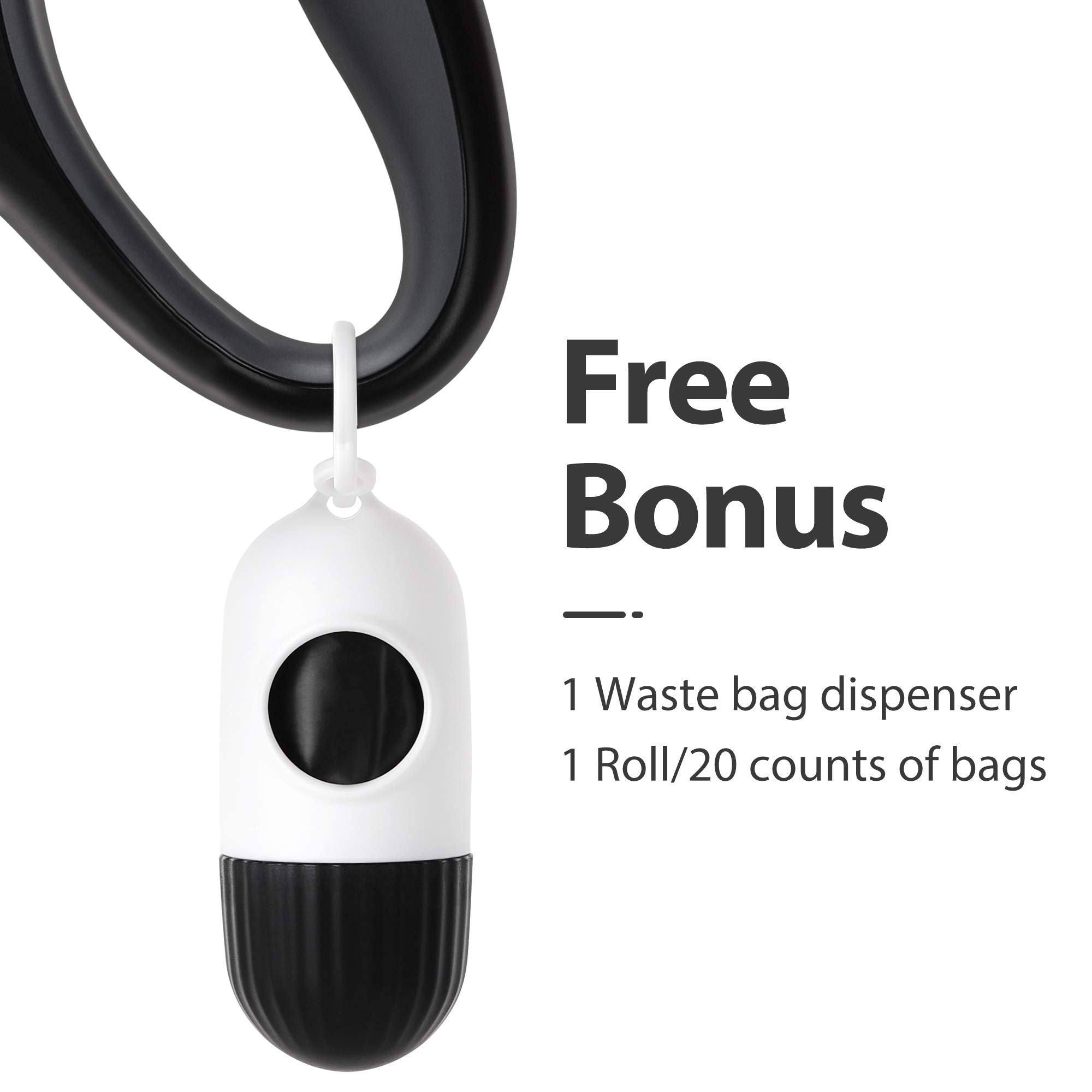Fida retractable leash with 16 ft tape for adjustable distance