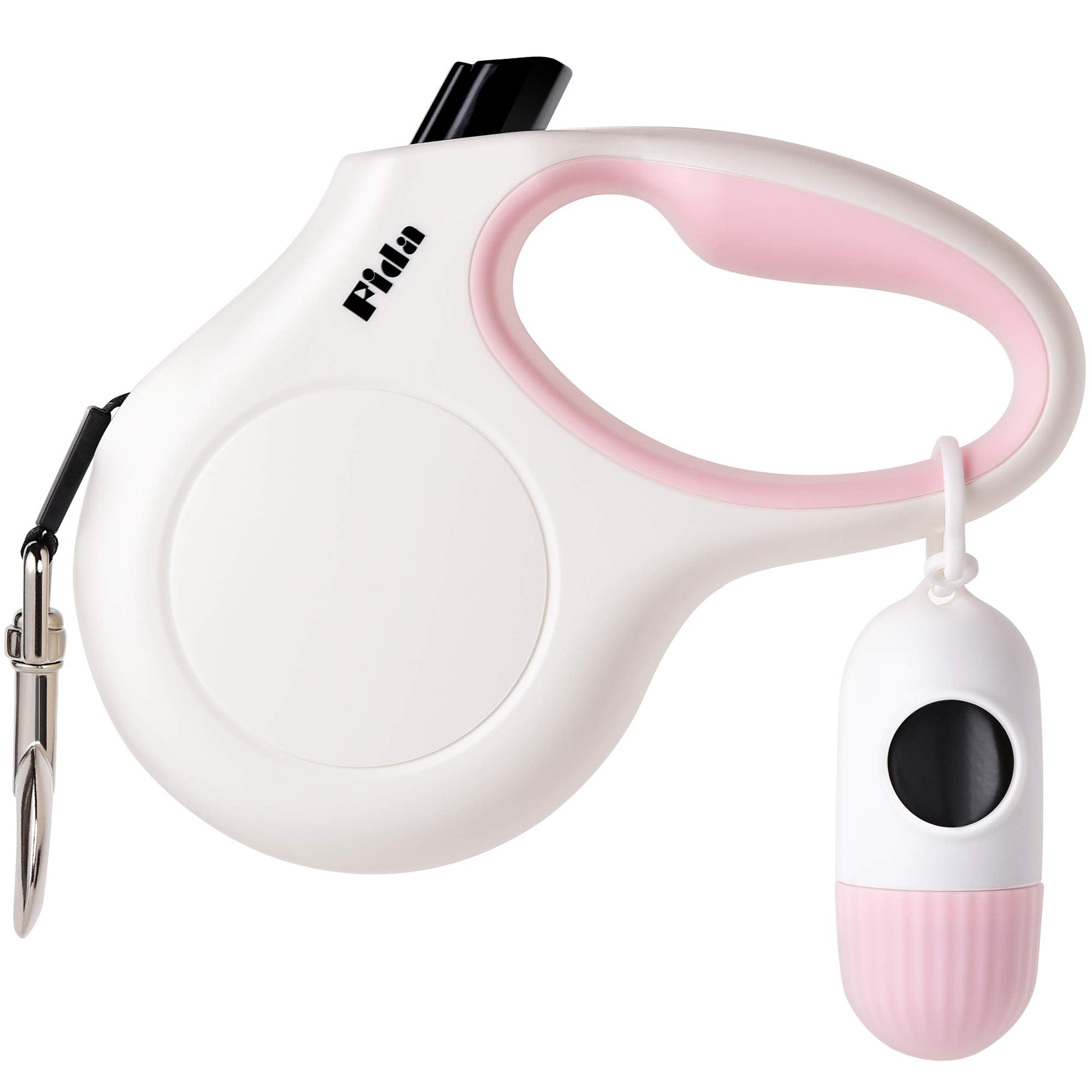Fida retractable leash extended to 16 feet for a large dog
