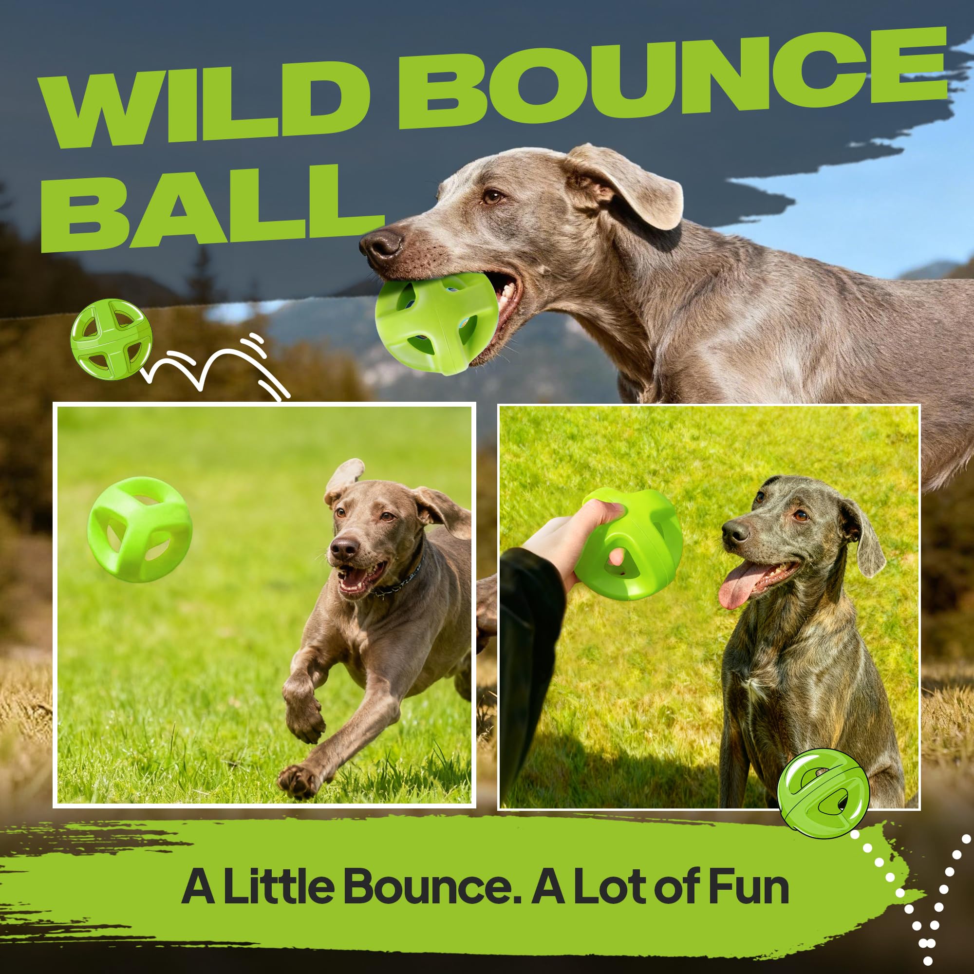 Fida ring ball designed for large breeds with balanced play weight