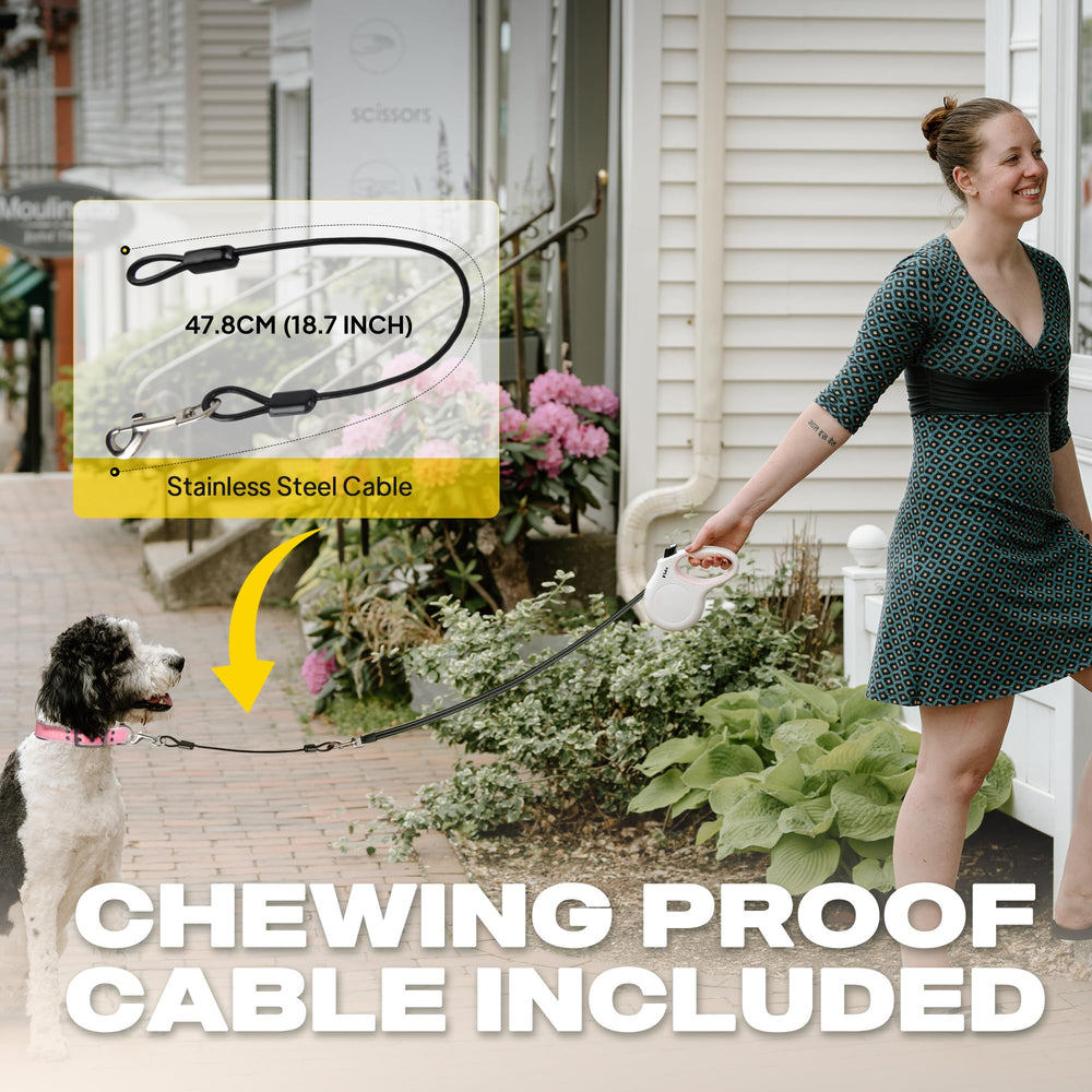 Fida-safety-reflective-cord increases night visibility for safer dog strolls