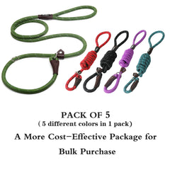 Fida slip lead with easy on/off and adjustable loop