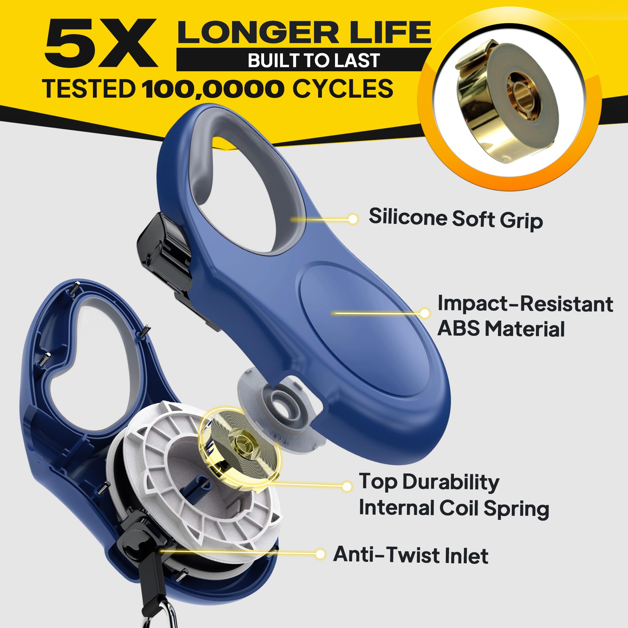 Fida soft ergonomic handle provides comfortable grip on long walks