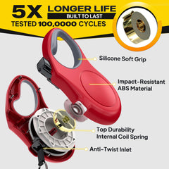 Fida soft ergonomic handle provides comfortable grip on long walks