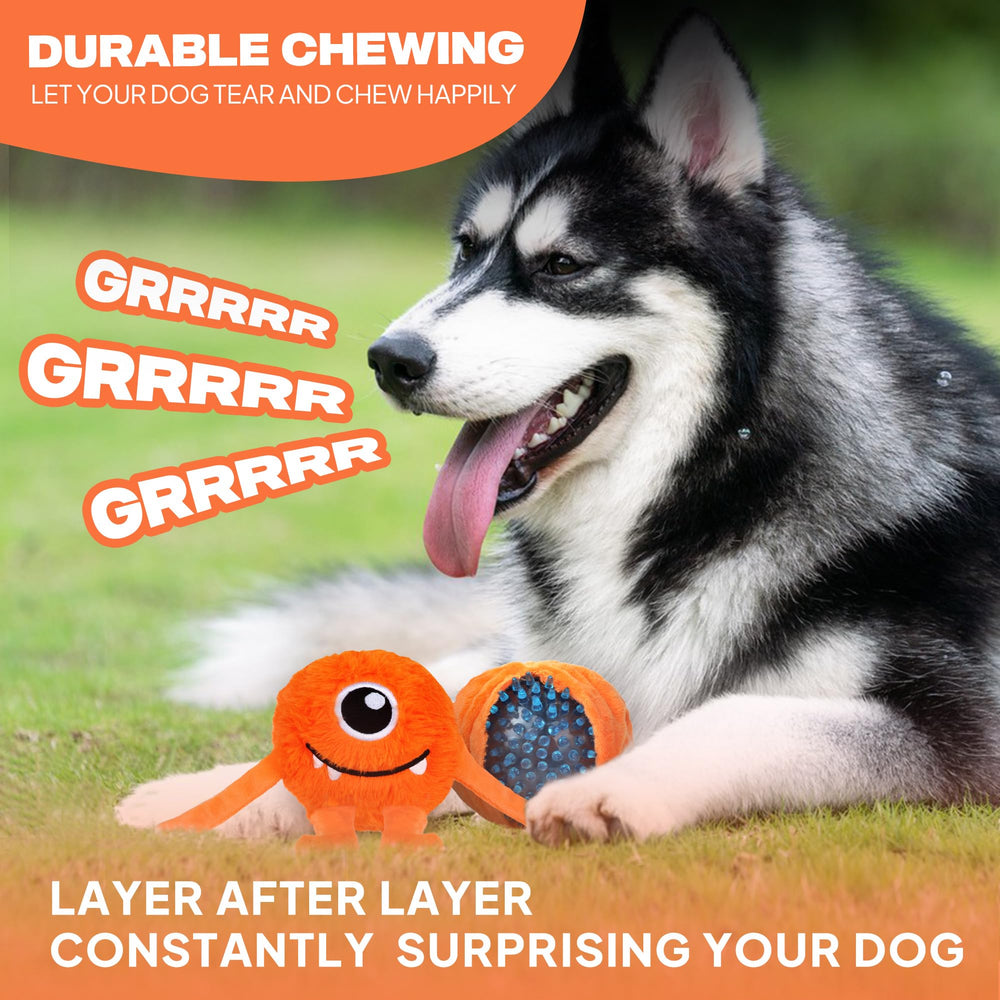 Fida squeaky ball inside boosts engagement and fetch sessions.