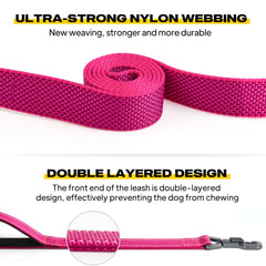 Fida leash with traffic handle near collar for quick control