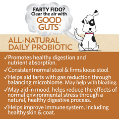 Fidobiotics Good Guts scoop for easy, one-scoop daily serving