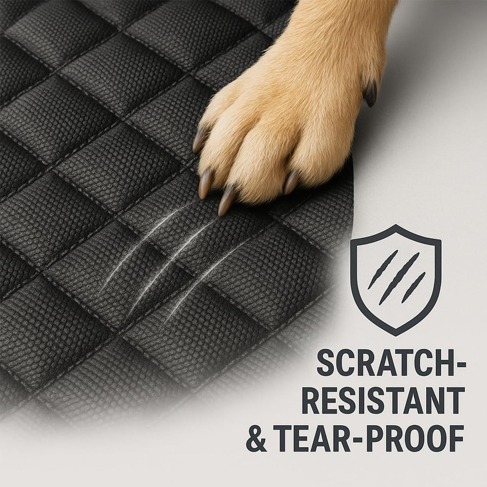 Fidozen non-slip backing keeps the cover in place during travel.