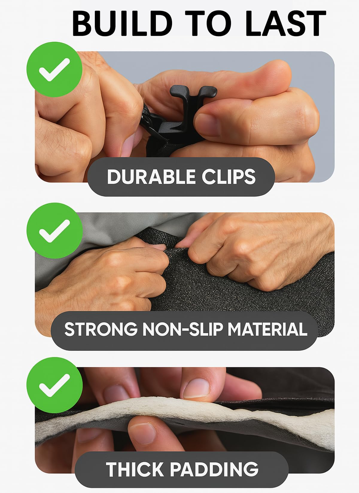 Fidozen heavy-duty Oxford fabric offers durable, waterproof protection