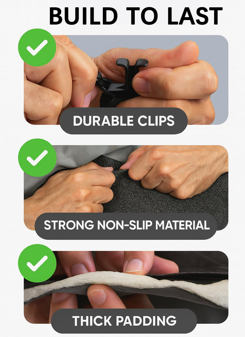 Fidozen heavy-duty Oxford fabric offers durable, waterproof protection