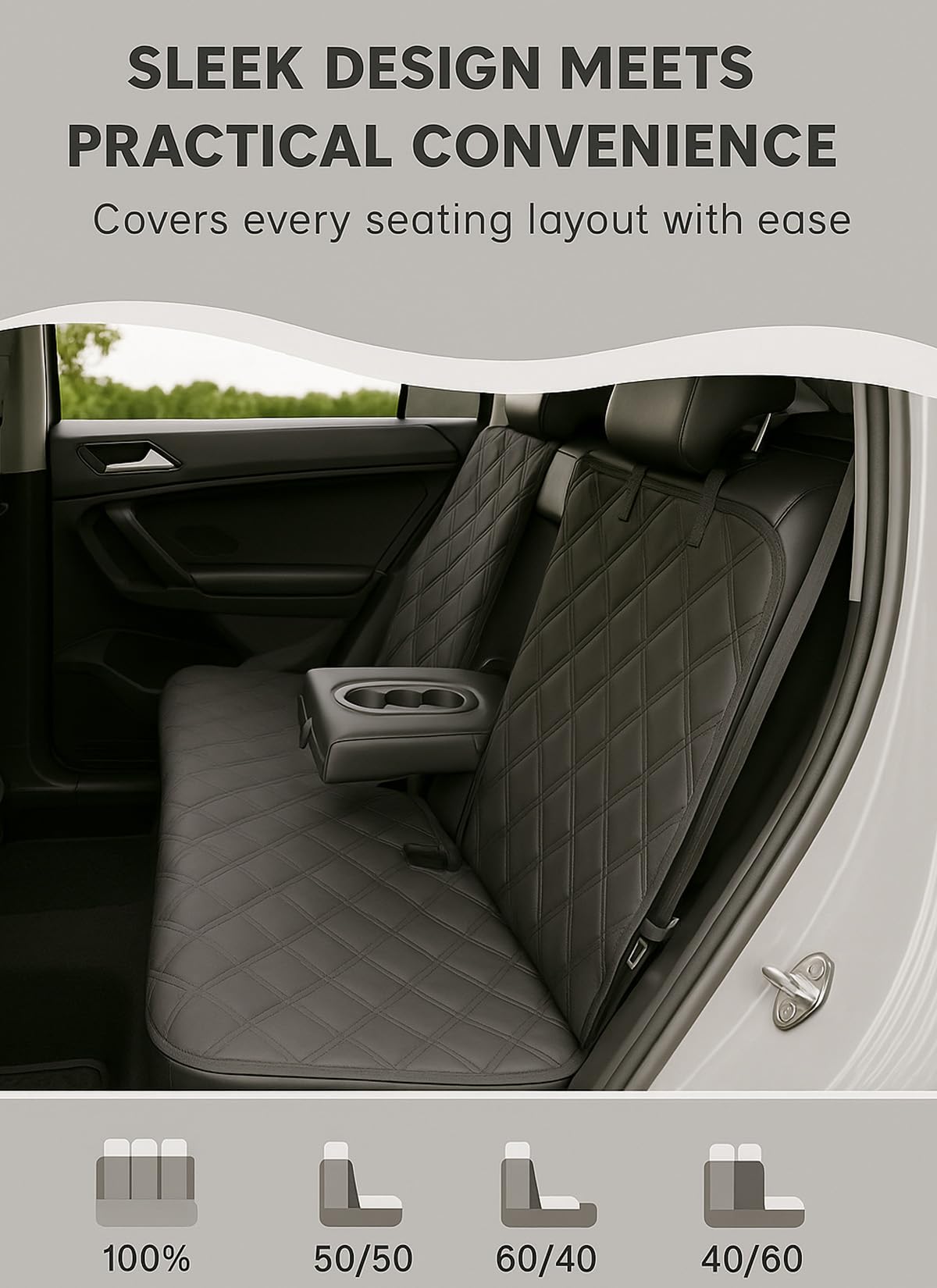 Fidozen protects car interiors from pet hair and moisture