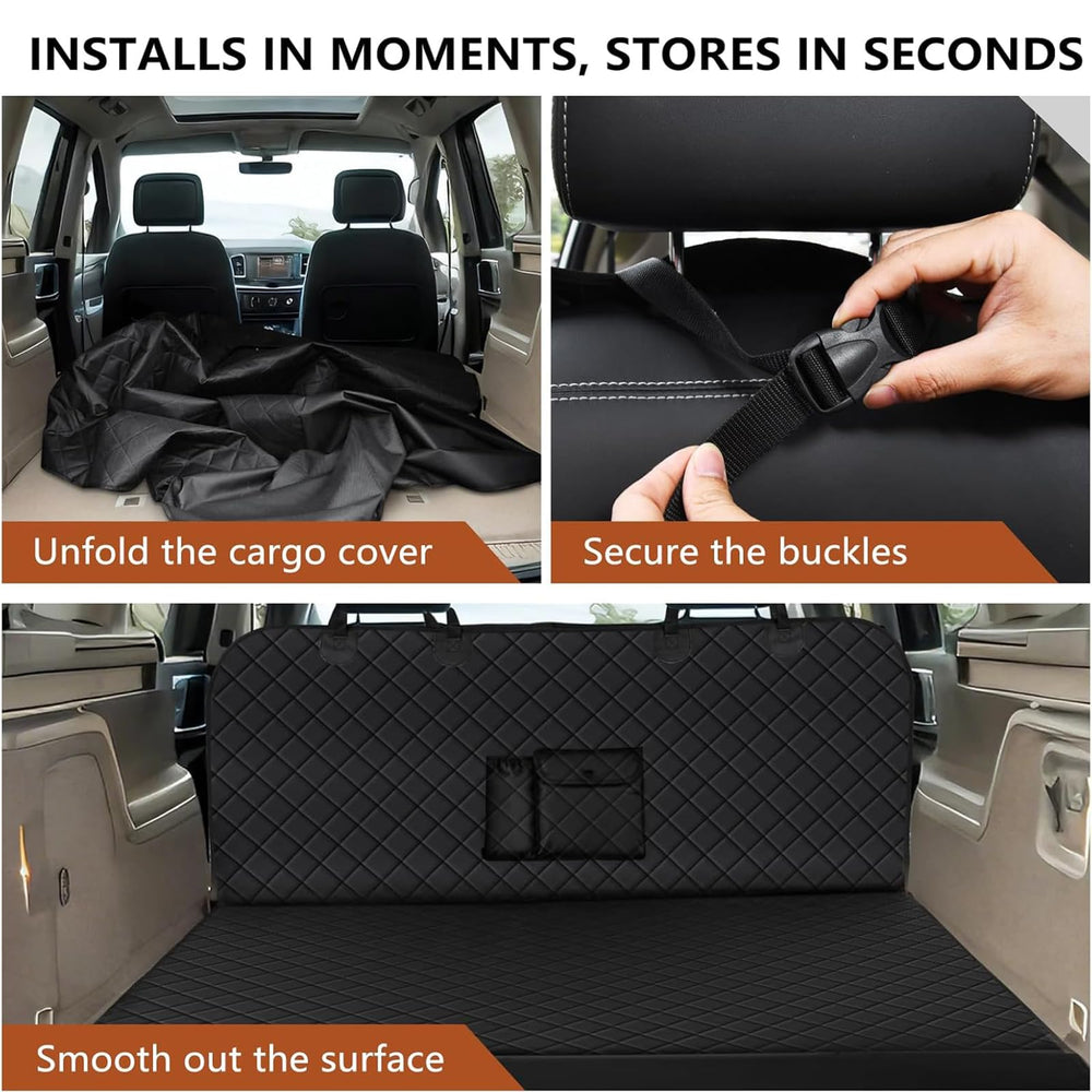 4-layer quilted trunk mat from Fidozen protects against spills and pet messes.